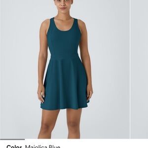 NEW Halara Majolica Blue Tank Dress